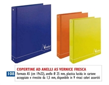 COPERTINA ANELLI 19X22 D.25 VERNICE FRESCA