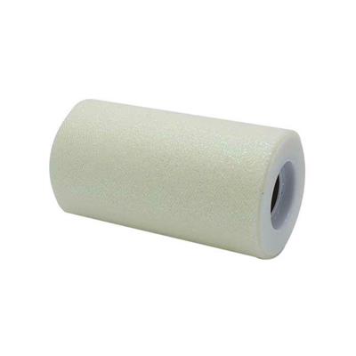 ROTOLO TULLE 12,5X25MT AVORIO GLITTER