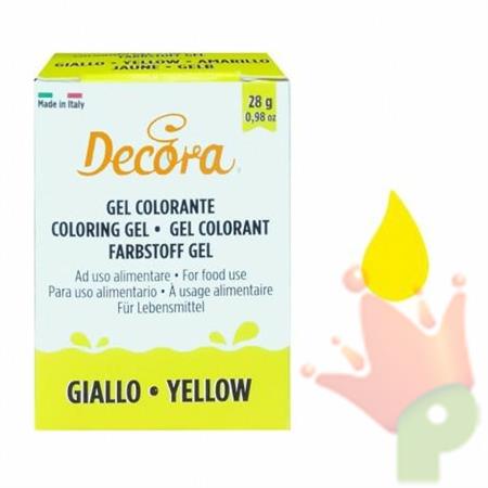 GEL COLORANTE DECORA GIALLO 28GR