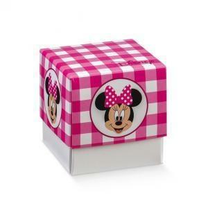 SCATOLINA 50X50X50 MM MINNIE PARARTY ROSA 10PZ