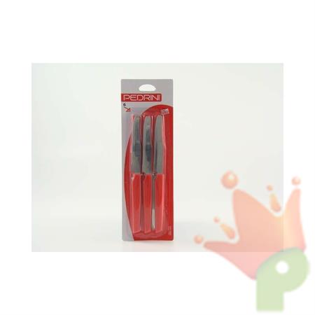 COLTELLI DA TAVOLA ROSSO 6PZ