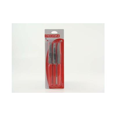 COLTELLI DA TAVOLA ROSSO 6PZ