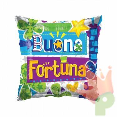 PALLONCINO MYLAR 18INCH BUONA FORTUNA