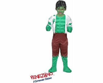 COSTUME MOSTRO VERDE BABY ANNI 4-7