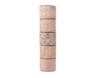 NASTRO IN POLIESTERE ROSA COL ASS 6,3X270 CM