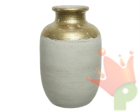 VASO IN TERRACOTTA ORO