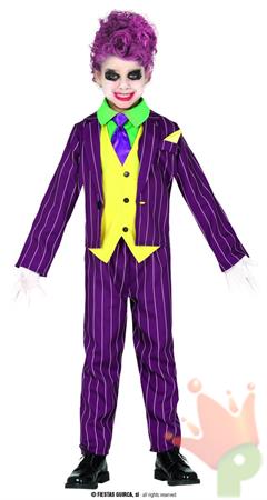 COSTUME CATTIVO PAZZO BAMBINO 5-6 ANNI