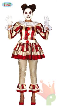 COSTUME CLOWN PENNYWISE DONNA TG. M 38-40