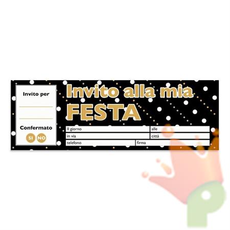 INVITI ASSEGNO BUON COMPLEANNO PRESTIGE 21X7CM 20PZ