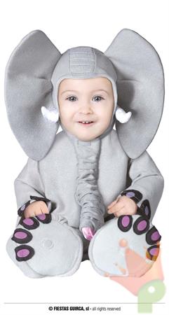 COSTUME BABY ELEFANTE 12-18 MESI