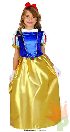 COSTUME PRINCIPESSA DEL BOSCO BAMBINA 5-6 ANNI