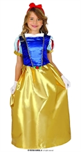 COSTUME PRINCIPESSA DEL BOSCO BAMBINA 5-6 ANNI