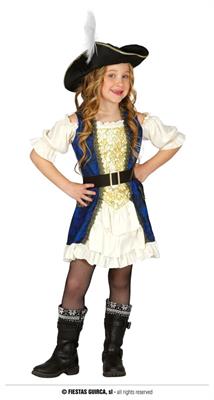 COSTUME PIRATA LUXURY BAMBINA 7-9 ANNI