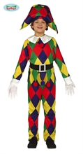 COSTUME ARLECCHINO BAMBINO 5-6 ANNI