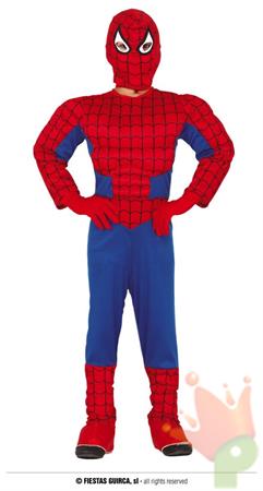 COSTUME SPIDER BOY BAMBINO 3-4 ANNI