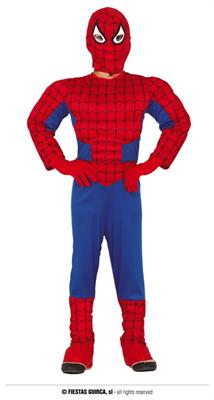 COSTUME SPIDER BOY BAMBINO 5-6 ANNI