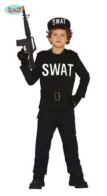 COSTUME SWAT BAMBINO 7-9 ANNI