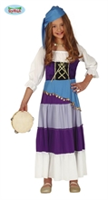 COSTUME GYPSY BAMBINA 5-6 ANNI