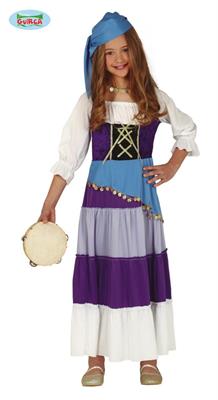 COSTUME GYPSY BAMBINA 5-6 ANNI