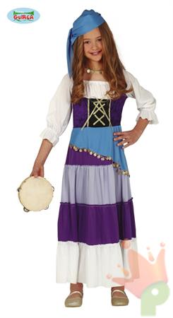 COSTUME GYPSY BAMBINA 7-9 ANNI