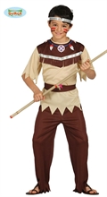 COSTUME INDIANO CHEROKEE BAMBINO 3-4 ANNI