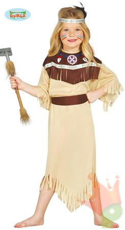 COSTUME INDIANA CHEROKEE BAMBINO 3-4 ANNI