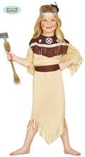 COSTUME INDIANA CHEROKEE BAMBINO 3-4 ANNI