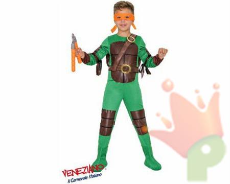 COSTUME TARTARUGA RAGAZZO ANNI 7-10 C11