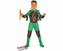 COSTUME TARTARUGA RAGAZZO ANNI 7-10 C11