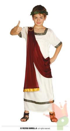 COSTUME IMPERATORE ROMANO BAMBINO 7-9 ANNI