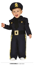 COSTUME BABY POLIZIA 12-18 MESI