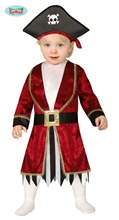 COSTUME BABY PIRATA 6-12 MESI