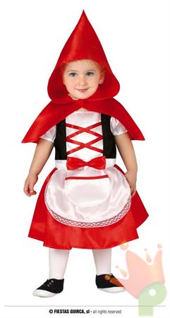 COSTUME CAPPUCCETTO ROSSO TG. 1-2 ANNI