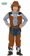 COSTUME COWBOY BAMBINO UNISEX 3-4 ANNI