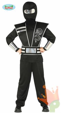 COSTUME NINJA TAGLIA 5-6 ANNI