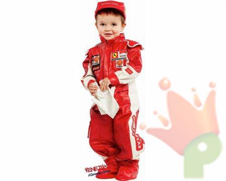 COSTUME PICCOLO PILOTA F1 TG. 2-3