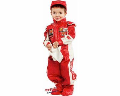 COSTUME PICCOLO PILOTA F1 TG. 2-3