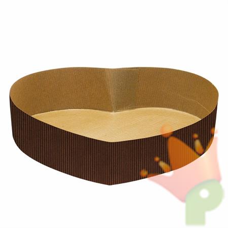 STAMPO CUORE IN CARTA DA FORNO 20,5X22,5XH.5CM 700GR