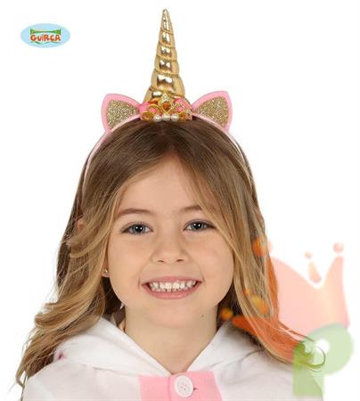 CERCHIETTO UNICORNO ORO BAMBINA