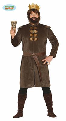 COSTUME RE MEDIEVALE ROBERT BARATHEON ADULTO TAGLIA  M