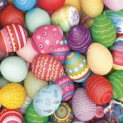 TOVAGLIOLI 33X33 COLOURFUL EGGS 20PZ