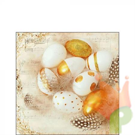 TOVAGLIOLI 25X25 GOLDEN EGGS 20PZ