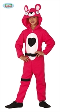 COSTUME ORSO ROSA BAMBINO 7-9 ANNI