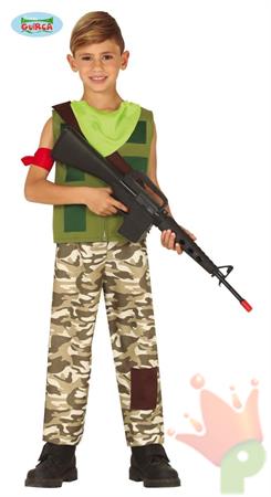 COSTUME MERCENARIO VIDEOGAMES BAMBINO 7-9 ANNI