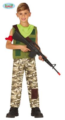 COSTUME MERCENARIO VIDEOGAMES BAMBINO 7-9 ANNI