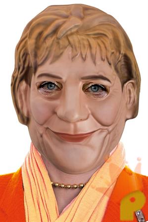 MASCHERA IN EVA ANGELA MERKEL