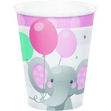 BICCHIERI 266ML ELEPHANT GIRL 8PZ