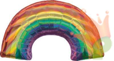 PALLONCINO SUPERSHAPE 86X48CM ARCOBALENO IRIDESCENTE