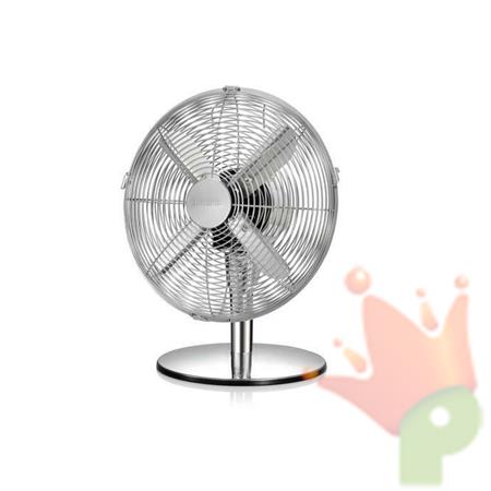 VENTILATORE DA TAVOLO 30CM CROMATO FANCY HOME