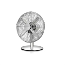 VENTILATORE DA TAVOLO 30CM CROMATO FANCY HOME